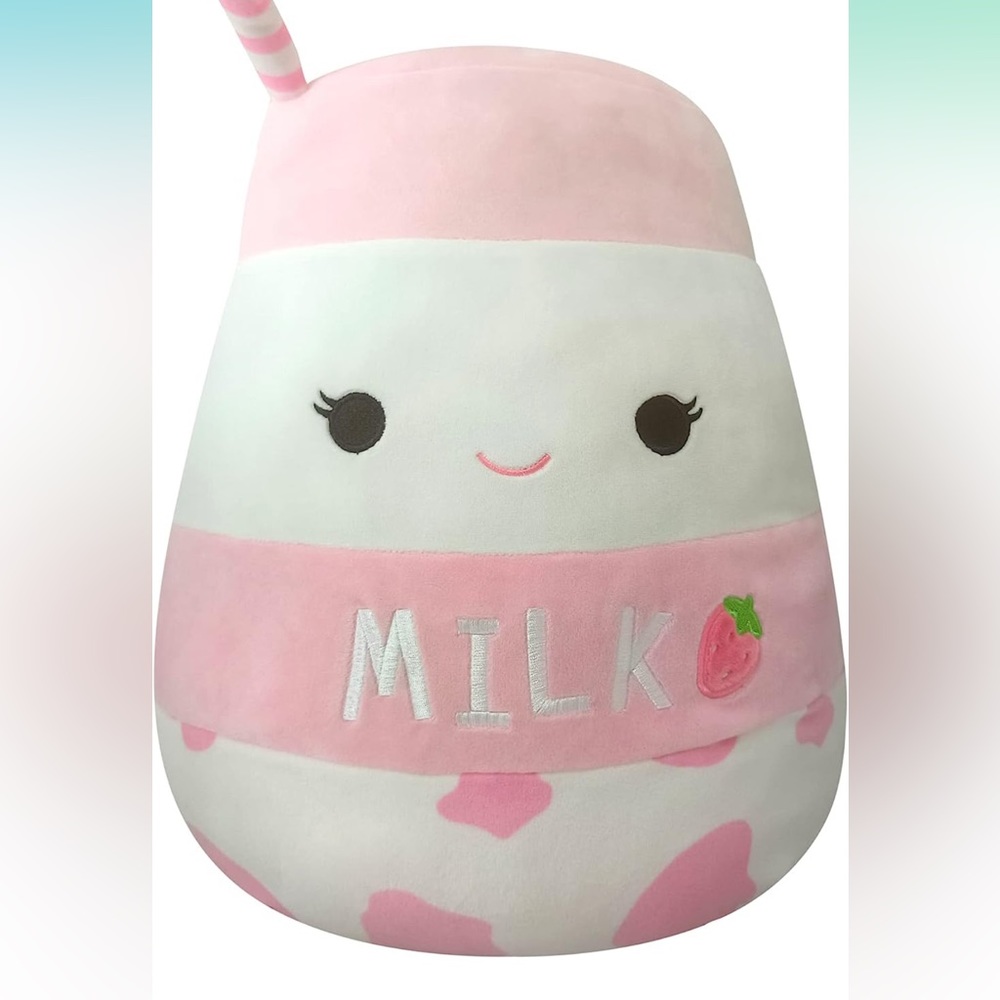 Squishmallows Original 14-Inch Amelie Strawberry Milk